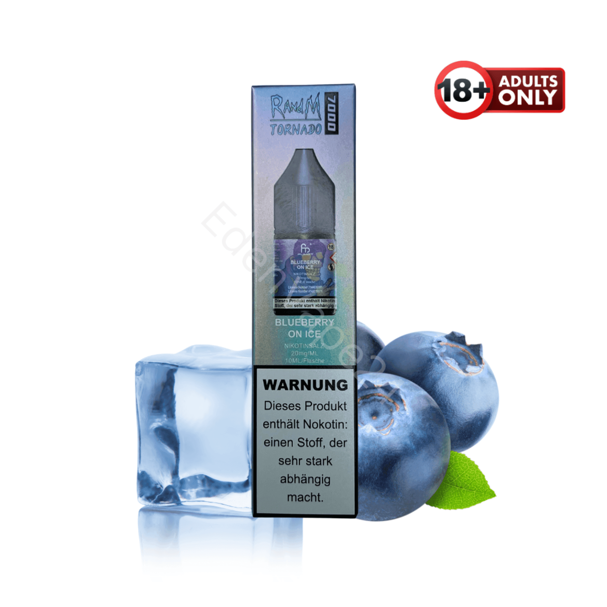 RandM Tornado 7000 Liquid - Blueberry on Ice - EdenVape24